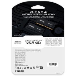 Kingston Memoria RAM FURY Impact 32GB DDR4 3200MHz CL20 SODIMM para Portátil