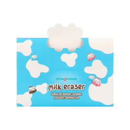 Imaginovo Goma de borrar de batido, colores surtidos, fantasía para escuela, 24 unidades