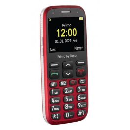Doro Primo 368 teléfono móvil para personas mayores color rojo