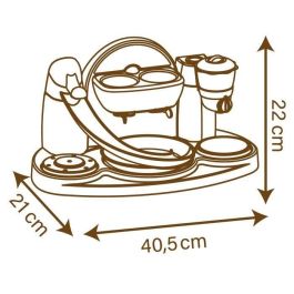 Smoby Chef Fábrica de Cake Pops | Juego de Cocina Infantil para Crear Postres Caseros y Cupcakes | Libro de Recetas Incluido