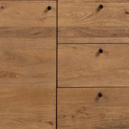 Mueble Auxiliar Natural Madera de Mango 80 X 40 X 80 cm