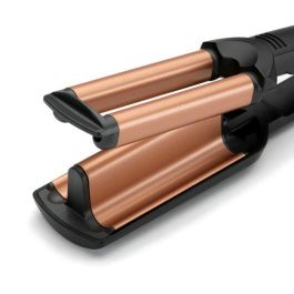 BaByliss W2447E Ondulador de Pelo Deep Waves Styler con Placas de Turmalina-Cerámica Anchas y 3 Temperaturas (160-200°C)