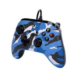 Enhanced Mando Con Cable Xbox Camuflaje Azul POWER A 1525941-01