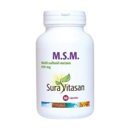 SURA VITASAN Metil Sulfonil Metano MSM 850 mg, Azufre Natural para Tejido Conectivo, Músculos, Piel y Uñas, 90 Cápsulas Precio: 25.8900004. SKU: B1JZDB3MHG