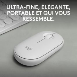 Logitech Pebble 2 M350S Mouse Ambidextrous Rf Wireless + Bluetooth Optical 4000 Dpi Logitech Pebble 2 M350S Mouse Ambidextrous Rf Wireless + Bluetooth Optical 4000 Dpi