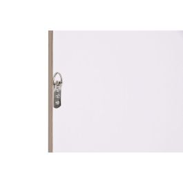 Espejo de pared Home ESPRIT Blanco Marrón Beige Gris Cristal Poliestireno 63,3 x 2,6 x 89,6 cm (4 Unidades)