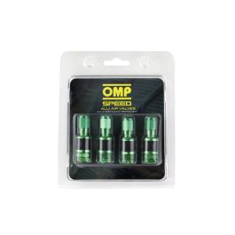 Válvula OMP Aluminio Verde 4 uds Válvula OMP Aluminio Verde 4 uds