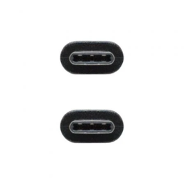 Nano Cable 10.01.2301-L150 Cable USB 2.0 Tipo-C Macho - USB Tipo-C Macho, 480Mbps, Negro, 1.5m