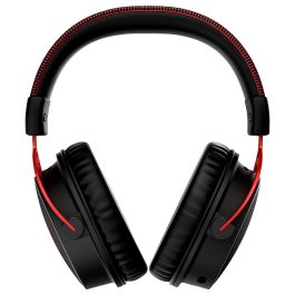 HP Cloud Alpha Wireless Gaming Headset Auriculares Inalámbricos Gaming Sonido Virtual 7.1 Surround DTS Headphone:X Over-Ear Negro Rojo