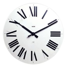 Alessi Reloj de Pared FIRENZE en ABS Blanco con Números Romanos Precio: 49.89000005. SKU: B15TBCA7ZY