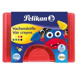 Pelikan 665/8WF Wachsmalstifte Redondos Lavables, 8 Lápices de Cera Colores Surtidos: Negro, Azul, Marrón, Verde, Naranja, Rojo, Blanco, Amarillo Precio: 21.78999944. SKU: B17LH4XEPV