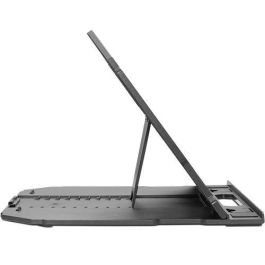 Lenovo Soporte para Portátil 2 en 1 Ergonómico Antideslizante con Orificios de Ventilación para Refrigeración Mejorada y Soporte Integrado para Teléfono Lenovo Soporte para Portátil 2 en 1 Ergonómico Antideslizante con Orificios de Ventilación para Refrigeración Mejorada y Soporte Integrado para Teléfono