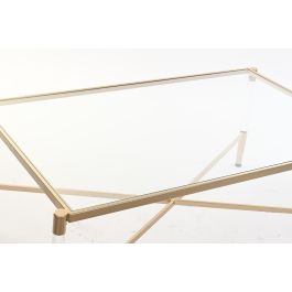 Mesa Centro Glam DKD Home Decor Dorado Transparente 70 x 45 x 120 cm Mesa Centro Glam DKD Home Decor Dorado Transparente 70 x 45 x 120 cm