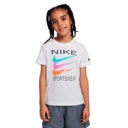Camiseta de Manga Corta Infantil Nike Sportswear Swoosh Blanco L Precio: 18.49999976. SKU: B16HNR5GVF