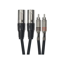 YELLOWCAB Cable de 3 Metros 2 XLR Macho a 2 RCA Macho Amarillo Precio: 8.49999953. SKU: B1H68VMY3V