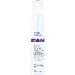 Milk Shake SILVER SHINE Conditioning Whipped Cream Acondicionador Mousse Violeta Neutraliza Tonos Amarillos Cabello Rubio y Gris 200 ml