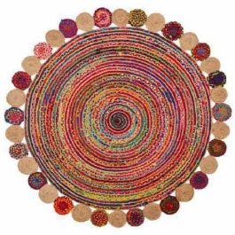 Alfombra DKD Home Decor Algodón Multicolor Jute (200 x 200 x 1 cm) Precio: 135.95000012. SKU: S3027343