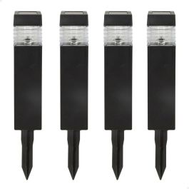 Set de estacas solares de jardín Aktive 4 Piezas Plástico 6 x 39,5 x 6 cm (4 Unidades) Set de estacas solares de jardín Aktive 4 Piezas Plástico 6 x 39,5 x 6 cm (4 Unidades)