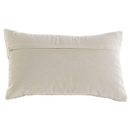 DKD Home Decor Cojín Shabby de Algodón Multicolor con Cremallera (15 x 50 x 30 cm)