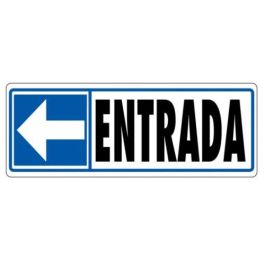 Señal "Entrada (Izquierda)" 175X65 Pvc Gris Archivo 2000 6177-08 GS Precio: 6.95000042. SKU: B1CXX5SETP