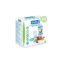 Dodie Juego de 18 Tarros Conservadores de Comida para Bebé