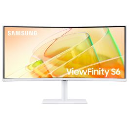 Samsung ViewFinity S6 S34C650TAU Monitor Curvo 86.4cm/34" UWQHD 3440x1440 100Hz HDR10 5ms Thunderbolt 4 HDMI DP Altavoces Blanco Precio: 526.69000032. SKU: B1JFJ6SW4Q