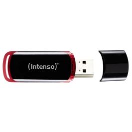 Intenso Memoria USB 2.0 Business Line 3511470 - 16GB Negro y Rojo, Lectura 28 MB/s, Escritura 6.5 MB/s