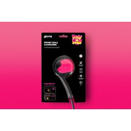 Gloria Lanzador Play and Run Sport para Perros Activos, Ideal Ejercicio Intenso, Pelota TPR, Gris 50 cm Talla M