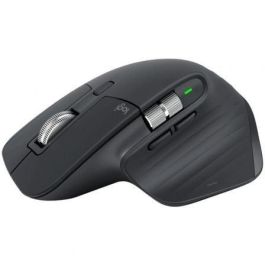 Logitech 910-006559 Ratón Ergonómico Inalámbrico MX Master 3S, 8000 DPI, Bluetooth/Logi Bolt, Clics Silenciosos, Recargable, Grafito