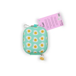 Wondee Mini Estuche Tecnologico para Auriculares y Accesorios Pequeños, Organizador Portatil con Mosqueton