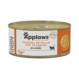 Applaws Cat Lata Pollo Con Calabaza 24x70 gr Alimento Complementario Natural para Gatos Precio: 29.5000002. SKU: B17GRGYQ33
