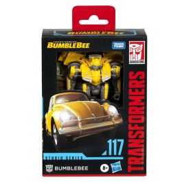 Hasbro Transformers Figura de Acción Bumblebee Studio Series Deluxe Class Robot a Volkswagen Beetle 23 Pasos con Escenario Precio: 27.89000027. SKU: B1BGY5QACA