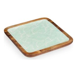 Centro de Mesa Blanco Marrón Verde Hoja de planta 25 x 25 cm Precio: 12.50000059. SKU: S3611070