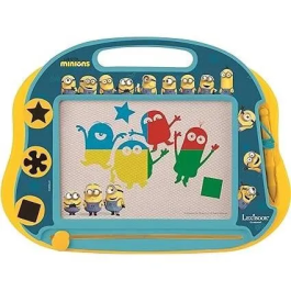 Lexibook Pizarra Mágica Minions LEX3380743082783 Formato A5 con Accesorios Magnéticos