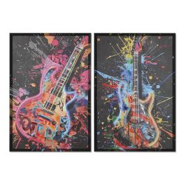 Cuadro Loft DKD Home Decor Multicolor Negro 3.7 x 93 x 63 cm (2 Unidades) Cuadro Loft DKD Home Decor Multicolor Negro 3.7 x 93 x 63 cm (2 Unidades)