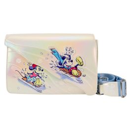 Loungefly Bandolera Winter Wonderland Mickey and Friends Disney Piel Vegana, Solapa Magnética, Detalles Iridiscentes, 23.75x15x7.5cm Precio: 49.50000011. SKU: B1HNTR6KHB