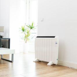 Cecotec ReadyWarm 1800 Thermal Connected Emisor Térmico Convector 1200W Wi-Fi 8 Elementos Blanco con Pantalla LED y Mando a Distancia