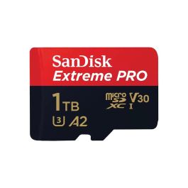 SanDisk Extreme PRO microSDXC 1TB 200MB/s Lectura 140MB/s Escritura Clase 10 U3 V30 A2 con Adaptador SD SanDisk Extreme PRO microSDXC 1TB 200MB/s Lectura 140MB/s Escritura Clase 10 U3 V30 A2 con Adaptador SD Precio: 144.50000048. SKU: B14ZG2SAT7