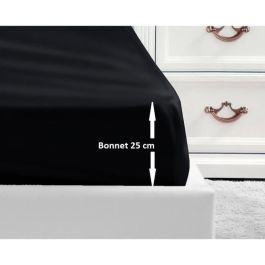 Lovely Home Sábana ajustable 100% algodón 54 hilos para cama 1 persona 90x190 cm tapa 25 cm negro Certificado OEKO-TEX Precio: 20.78999978. SKU: B16G4B42R5