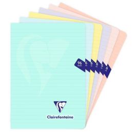 Libreta Clairefontaine Poliprolileno A5 Cm 48 Hjs. Horizontal Colores Pastel (Set de 10) Libreta Clairefontaine Poliprolileno A5 Cm 48 Hjs. Horizontal Colores Pastel (Set de 10) Precio: 22.49999961. SKU: B12DL5XV4T