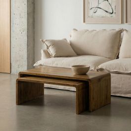 S/2 Mesa Centro Miel Madera de Mango 100 X 50 X 35 cm Precio: 500.0083. SKU: B1K9YYNEQ6