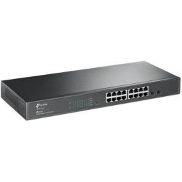 SWITCH SMART GIGABIT JETSTREAM TP-LINK T1600G-18TS (TL-SG2216) - 16 PUERTOS RJ45 10/100/1000 + 2 RANURAS COMBO SFP 10/100