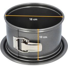 Birkmann BIR4026883881655 Molde Corazón Acero al Carbono Antiadherente con Fondo Desmontable 26,5x25x9cm - Horneado Fácil