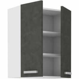 LASSEN Armario alto de almacenaje con puertas batientes Gris mate L 60 cm x P 31,6 cm x H 72 cm LASSEN Armario alto de almacenaje con puertas batientes Gris mate L 60 cm x P 31,6 cm x H 72 cm
