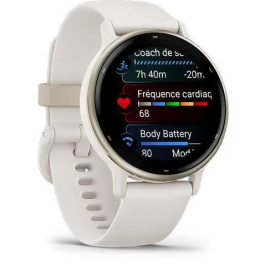 Garmin vivoactive 5 ivory Reloj Inteligente Unisex con Pantalla AMOLED y GPS Integrado