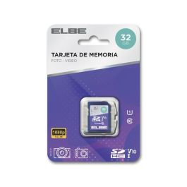 Elbe SD-1032 Tarjeta SD 32GB UHS-I V10 Full HD para Cámaras Compactas y Réflex