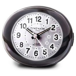Reloj-Despertador Analógico Timemark Negro Luz LED Silencioso Snooze Modo noche 9 x 9 x 5,5 cm (9 x 9 x 5,5 cm) Precio: 10.50000006. SKU: S6502806