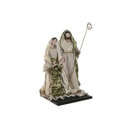 DKD Home Decor Nacimiento de Navidad Moderno, Figura Decorativa de Poliéster Beige Verde para Hogar 24 x 40 x 27 cm Precio: 46.69000017. SKU: B1C5MW2TMY