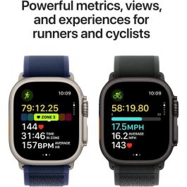 Apple Watch Ultra 2 GPS + Cellular - 49 mm - Caja de titanio negro - Correa Milanese Loop de titanio negro - M Apple Watch Ultra 2 GPS + Cellular - 49 mm - Caja de titanio negro - Correa Milanese Loop de titanio negro - M