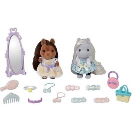 Sylvanian Families - Los amigos pony y sus kits de estilismo